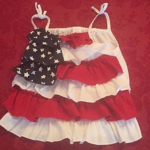 USA Flag Tank Top